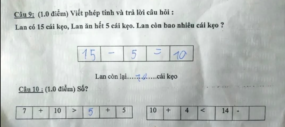 Bài toán tiểu học đang khiến cả cõi mạng dậy sóng: "14 trừ đi bao nhiêu để lớn hơn 14?"- Ảnh 1.