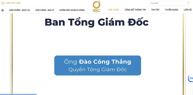 Công ty vàng bạc đá quý Sài Gòn có 'sếp' mới sau vụ khởi tố 6 bị can- Ảnh 1.