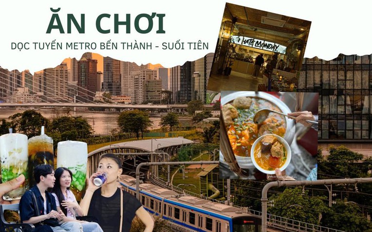 Trào lưu mới của dân văn phòng TP.HCM: Rủ nhau đi ăn trưa bằng tàu Metro, khám phá tụ điểm vui chơi dọc tuyến Bến Thành - Suối Tiên- Ảnh 1.