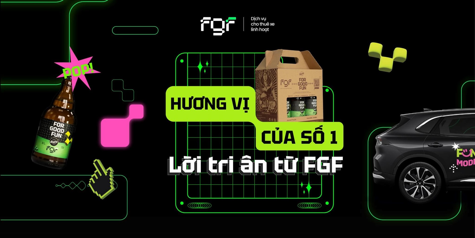 Công ty do con trai ông Phạm Nhật Vượng làm CEO trở thành đơn vị cho thuê xe lớn nhất Việt Nam sau 4 tháng thành lập, ra mắt một dòng bia để tặng khách- Ảnh 1.