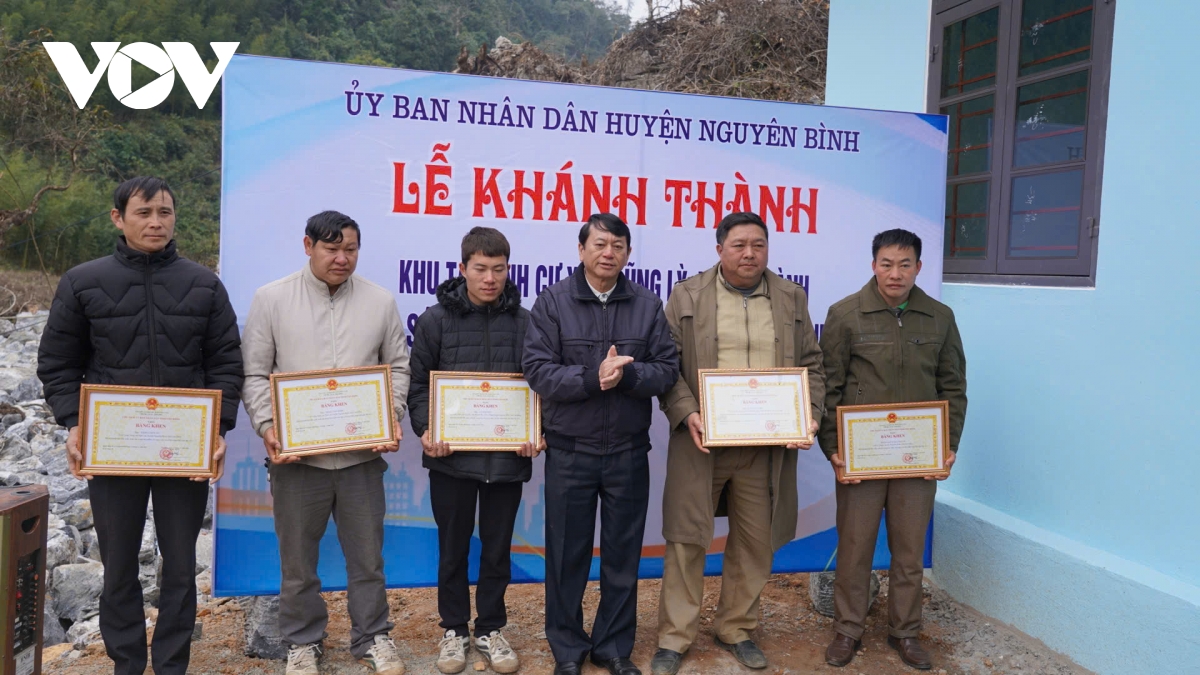 Khánh thành 13 nhà tái định cư cho các hộ dân vùng thiên tai ở Cao Bằng- Ảnh 4.