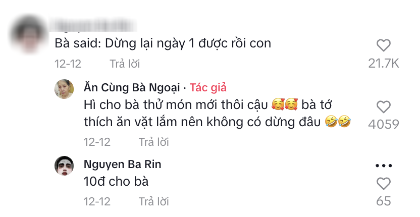 Hơn 6 triệu người dõi cụ bà 