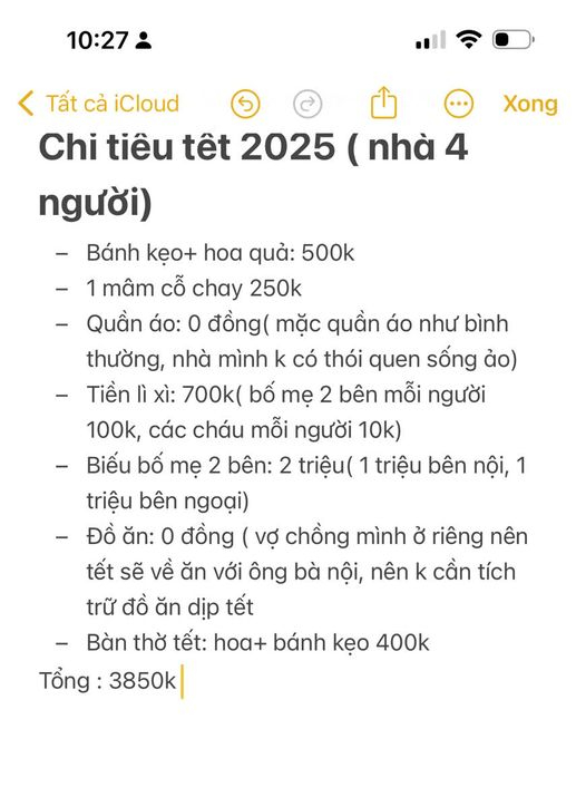 Mẹ 2 con khiến dân mạng "nghẹn lời" vì đón 12 cái Tết kể từ khi lấy chồng nhưng chưa từng tiêu Tết quá 5 triệu!- Ảnh 1.