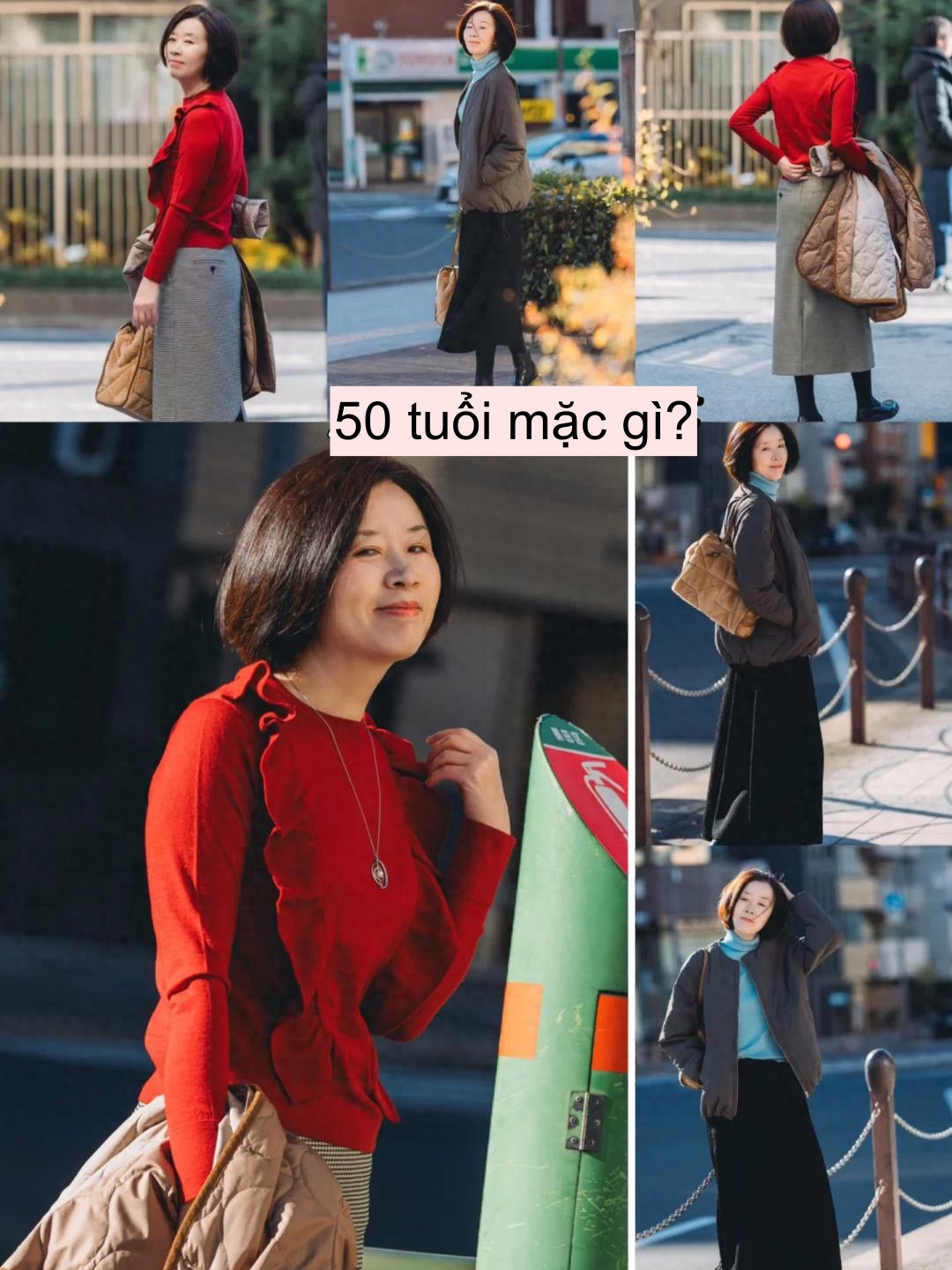 Phụ nữ trung niên nên chọn trang phục theo quy tắc 