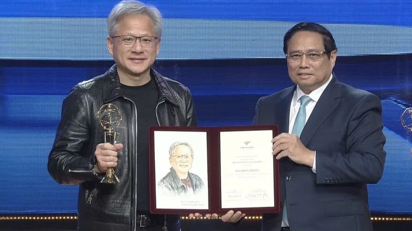 Tỷ phú Jensen Huang thắng giải thưởng 3 triệu USD ở Việt Nam: “Tôi đại diện cho các đồng nghiệp tại NVIDIA”- Ảnh 1.