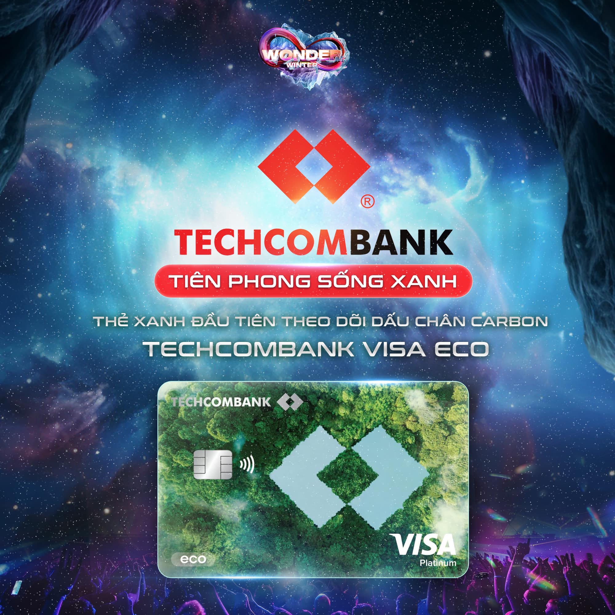 Săn vé đến 8WONDER “nghe nhạc cháy - thanh toán chất” cùng Techcombank Visa Eco- Ảnh 2.