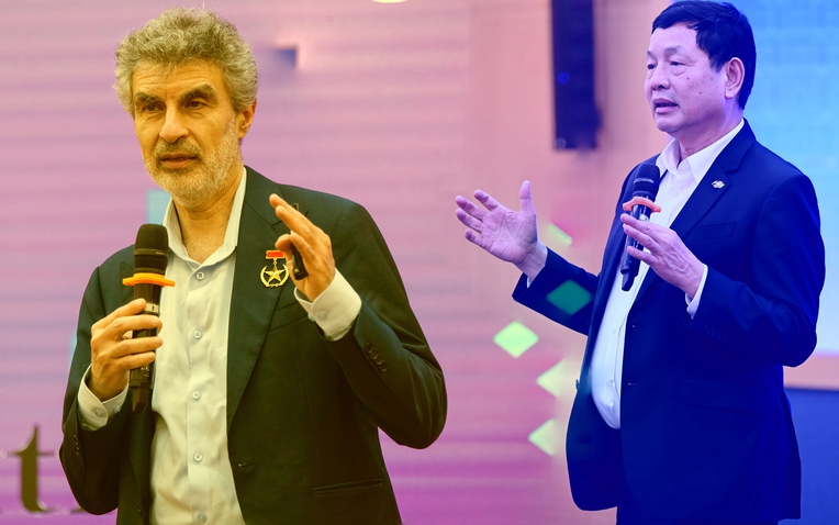 Trẻ em sẽ làm bài tập về nhà ra sao trong kỷ nguyên của ChatGPT? "Bố già AI" và Chủ tịch FPT Trương Gia Bình đưa ra giải pháp- Ảnh 1.
