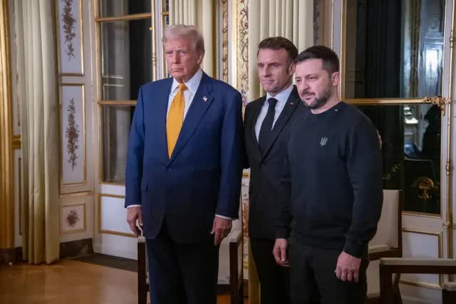 Kết quả hội đàm ba bên giữa Tổng thống Zelensky, Tổng thống Macron và ông Trump- Ảnh 2.