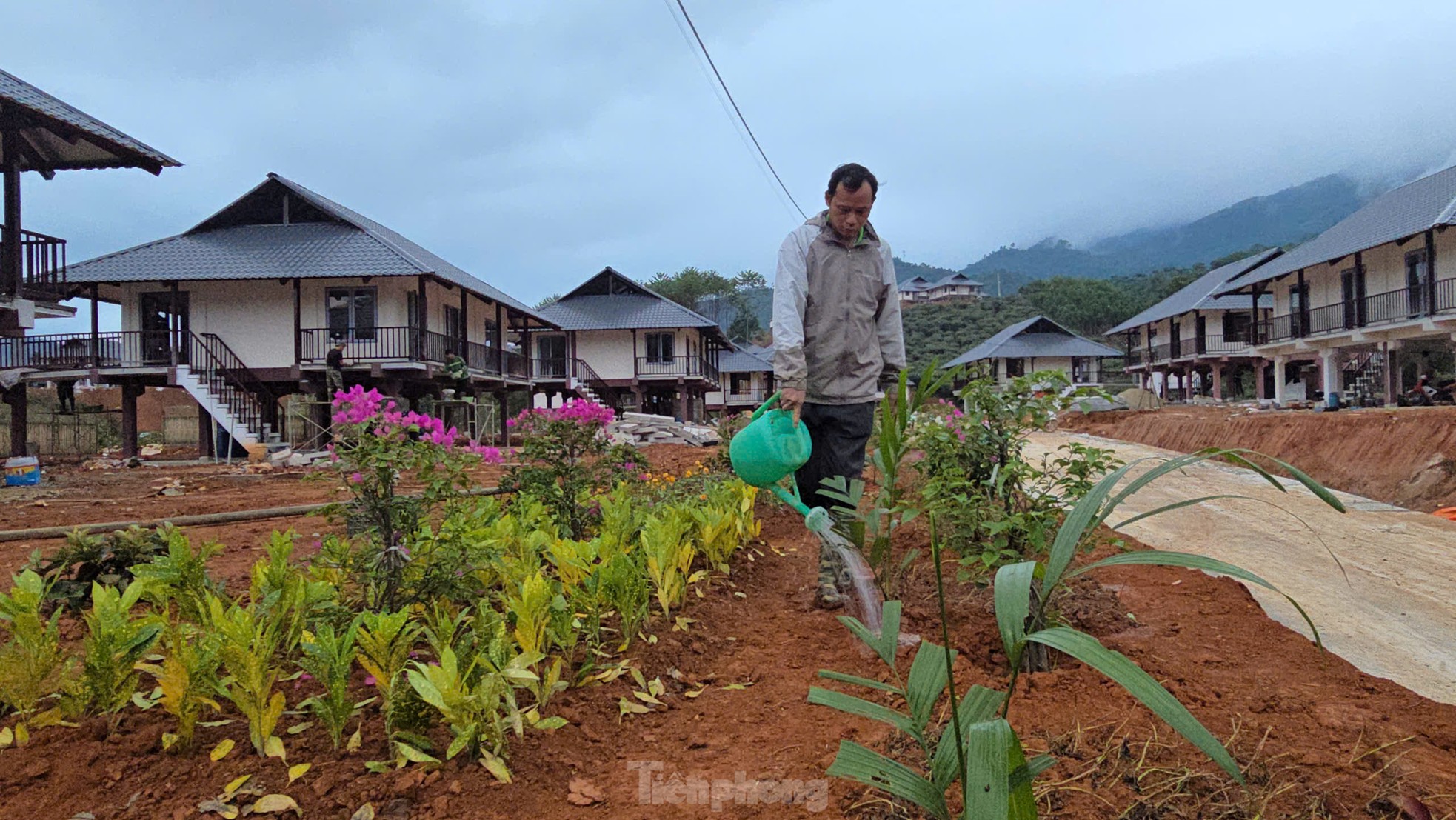 Người dân Làng Nủ dựng vườn, trồng hoa chuẩn bị về nhà mới- Ảnh 11.