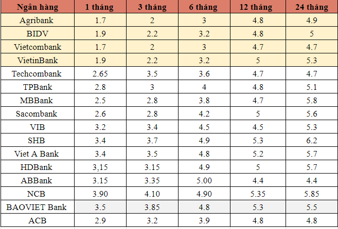 Đầu tháng 2/2024, gửi tiền tiết kiệm online ở ngân hàng nào có lãi suất cao nhất? - Ảnh 2.