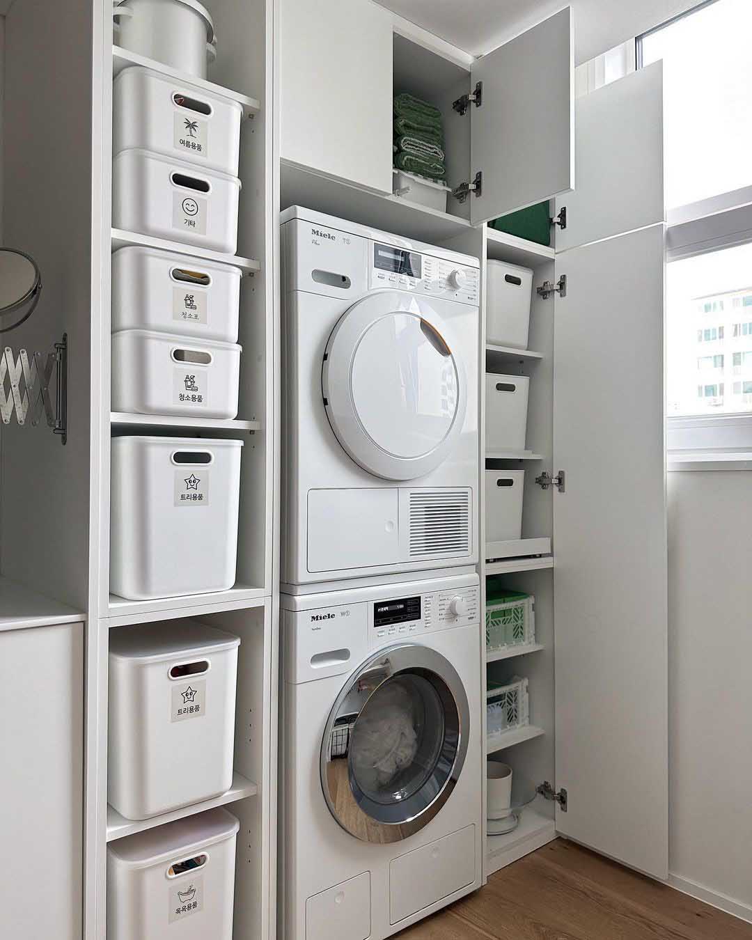 Phòng giặt 3m2 được mẹ đảm ở Hàn Quốc sắp xếp lại vô cùng tinh tế- Ảnh 10.