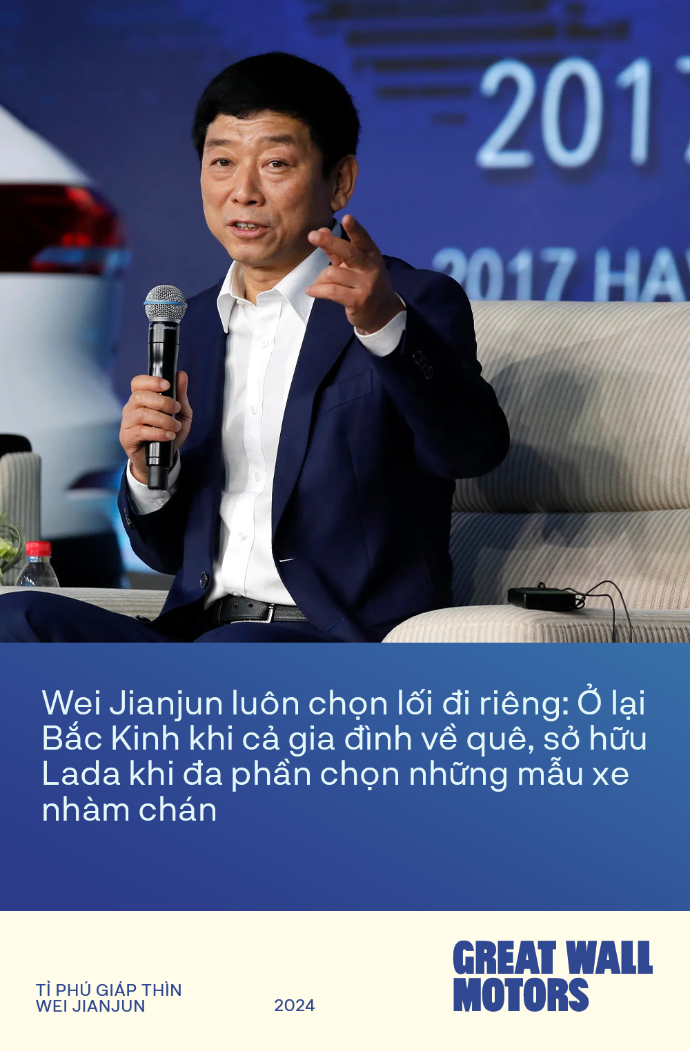 Tỉ phú Giáp Thìn Wei Jianjun - Người biến hãng xe Trung Quốc từ căn tường đổ sụp tới ‘Vạn lý trường thành’- Ảnh 1.