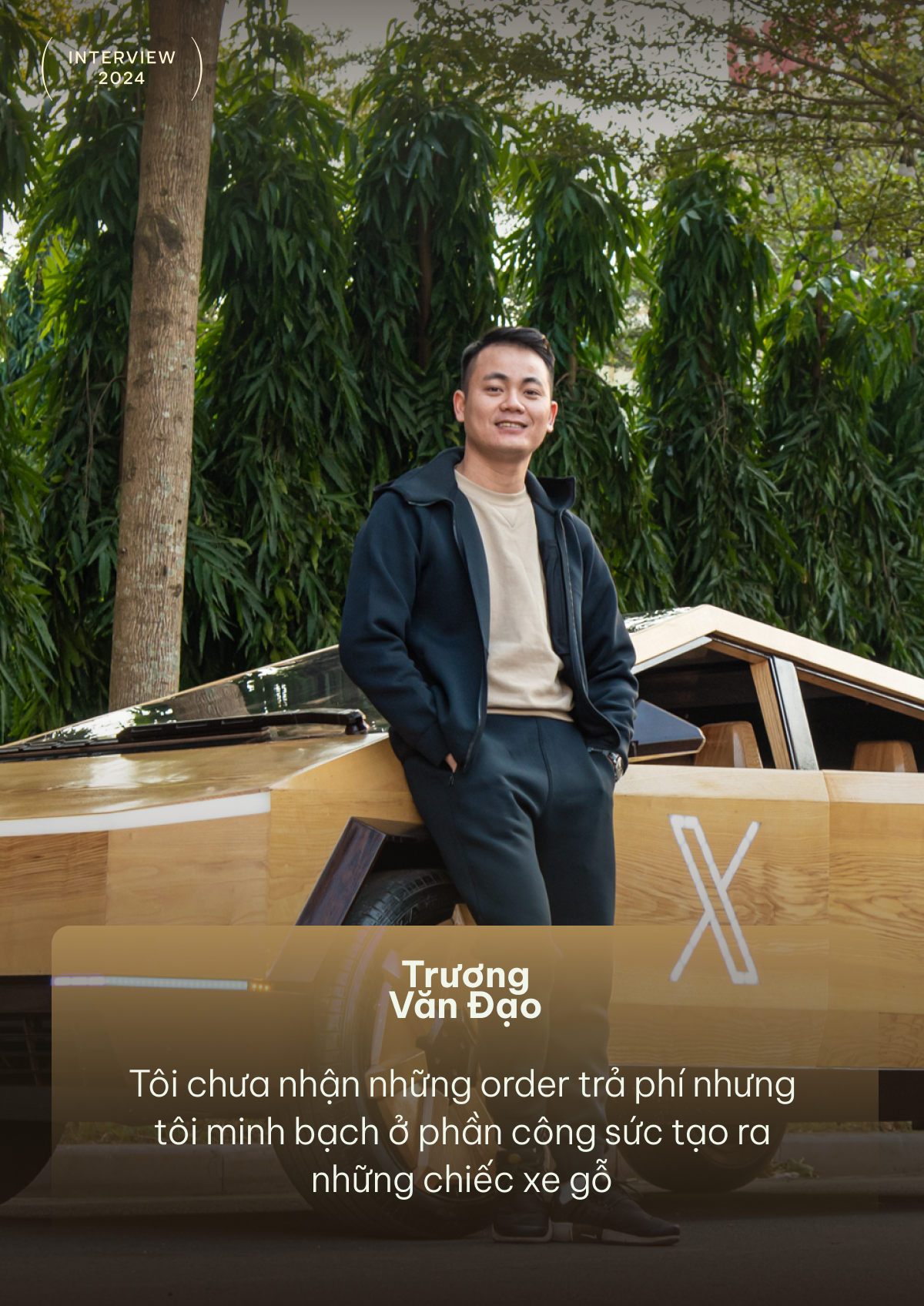 Ông bố làm xe gỗ Trương Văn Đạo: ‘Sắp tự thiết kế xe, dùng cả AI’- Ảnh 4.