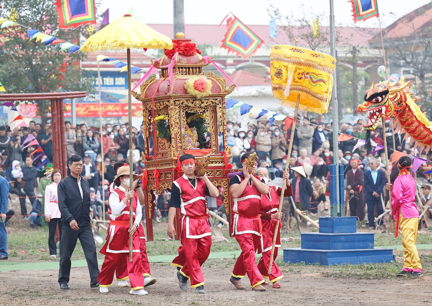 Lễ hội Tịch điền Đọi Sơn cầu mưa thuận gió hòa, mùa màng tươi tốt- Ảnh 3.