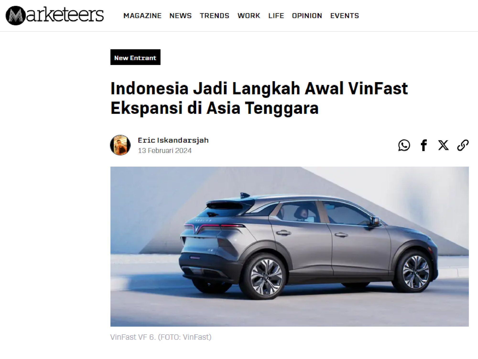 VinFast mang xe tới Indonesia, báo nước ngoài nhất loạt đưa tin: Hé lộ nhiều điều chưa được biết tới?- Ảnh 5.