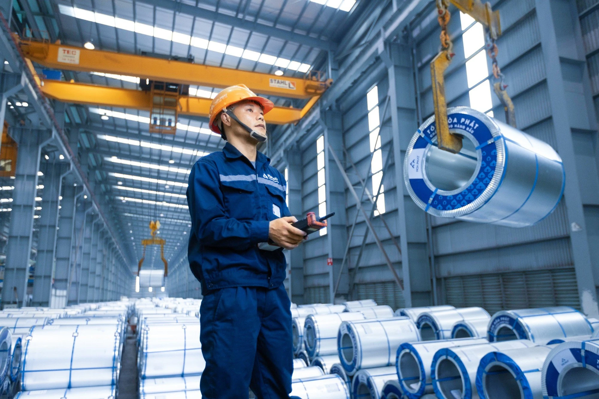 Sản lượng bán thép tháng 1/2024 của Hòa Phát tăng gần 60% so với cùng kỳ - Ảnh 1.