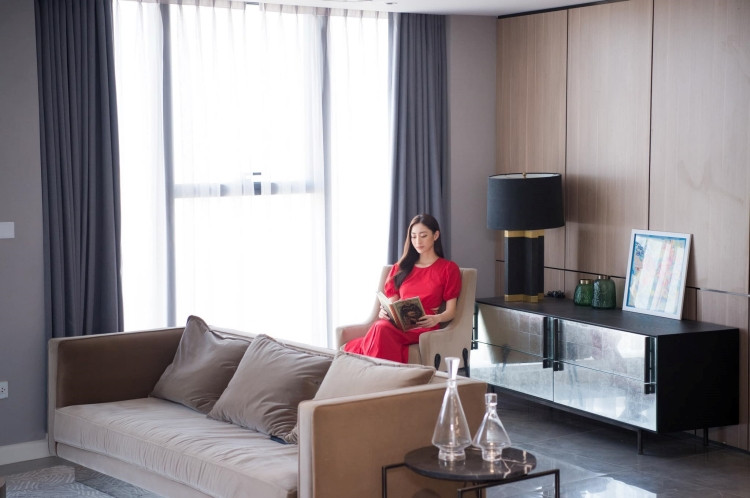 Ngắm penthouse cao cấp của dàn hậu Việt: Người tậu nhà năm 21 tuổi, người có view ban công đắt giá nhìn ra Landmark 81- Ảnh 25.