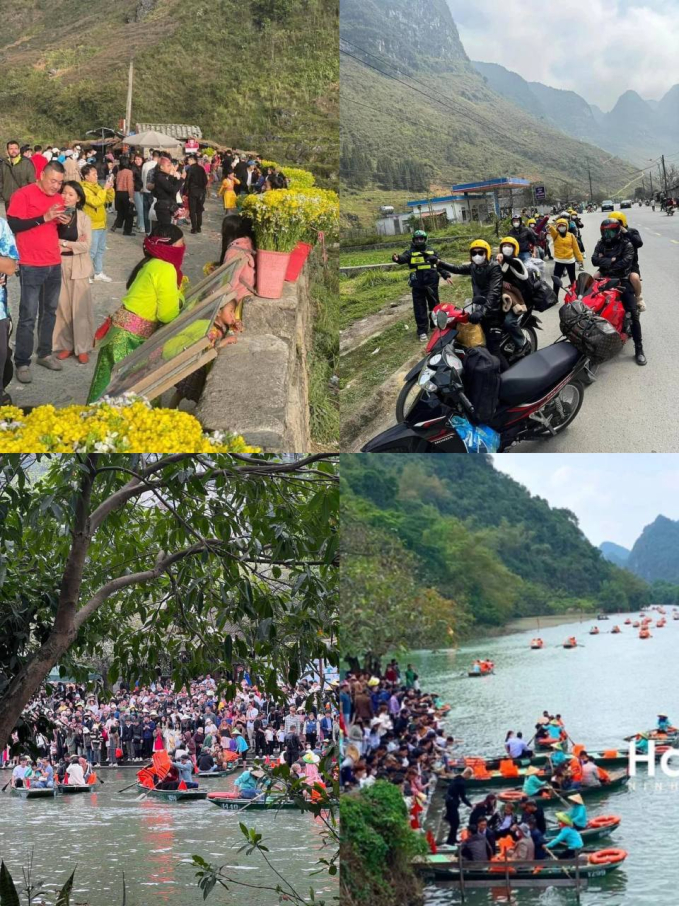 Không phải Ninh Bình hay Hà Giang mà vùng đất này mới là địa điểm “bội thu” khách du lịch trong dịp Tết Nguyên đán 2024- Ảnh 1.