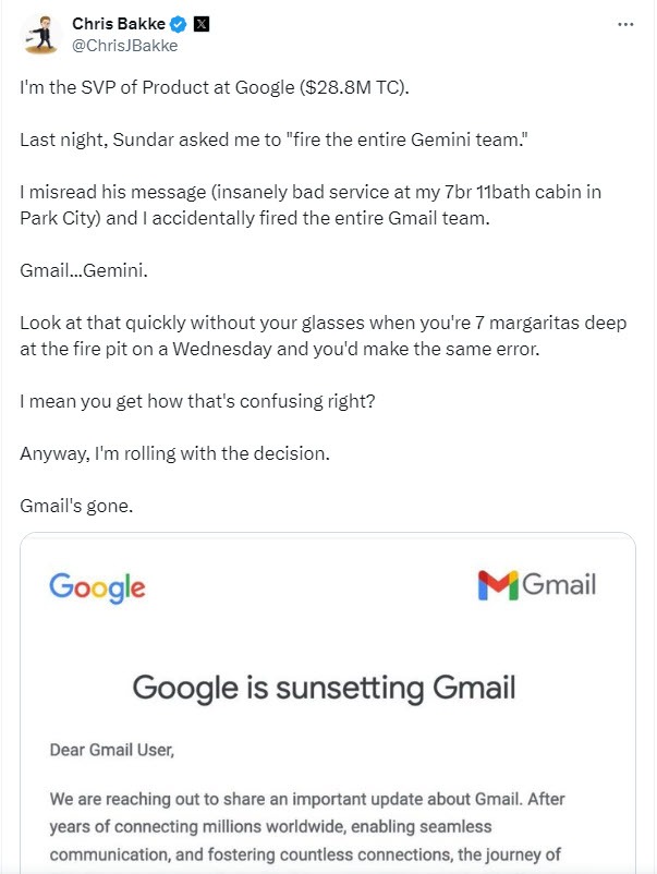 Google phủ nhận việc khai tử Gmail- Ảnh 1.