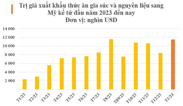 Mỹ chi tiền mua ‘gà đẻ trứng vàng’ của Việt Nam gấp 5 lần trong tháng đầu năm: Trung Quốc, Campuchia đua nhau gom hàng, thu về hơn 80 triệu USD trong tháng 1- Ảnh 3.