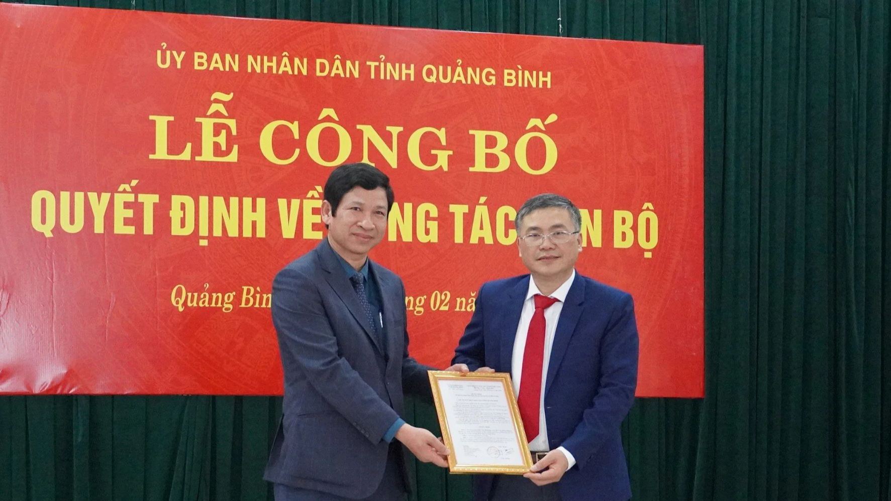Nhân sự ở Quảng Bình: Liên tiếp bổ nhiệm nhiều lãnh đạo, cán bộ chủ chốt- Ảnh 1.
