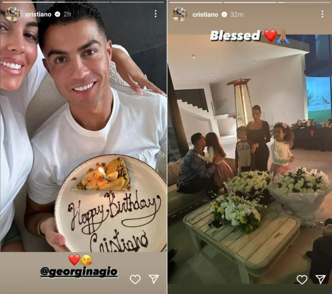 Ronaldo đăng ảnh khoe sinh nhật lần thứ 39, fan ngỡ ngàng trước chiều cao khó tin của cậu con trai cả- Ảnh 3.
