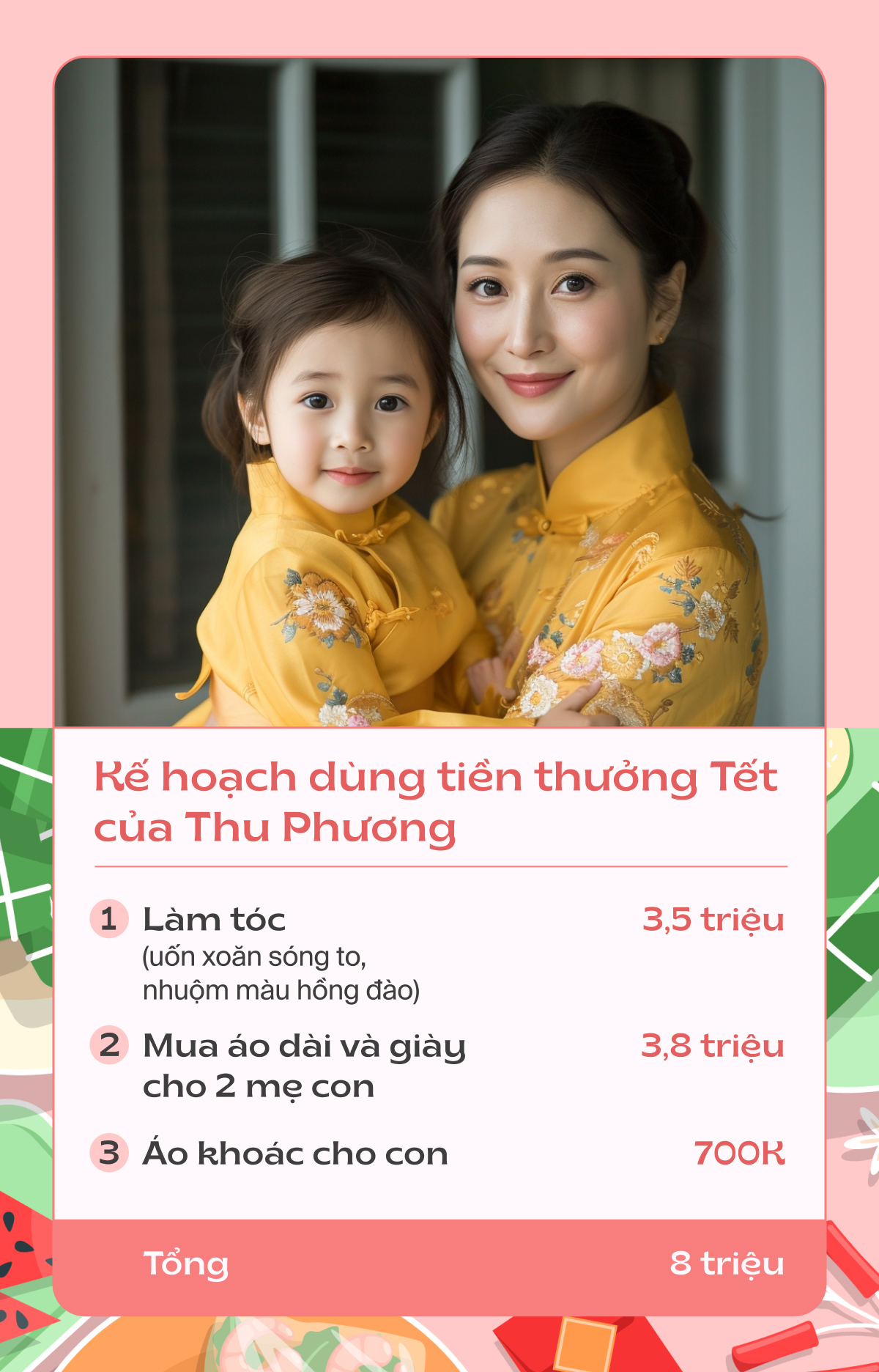 Cách 2 bà mẹ trẻ tiêu tiền thưởng Tết: Người chi 8 triệu sắm sửa làm đẹp, người quyết không động dù chỉ 1 đồng!- Ảnh 1.