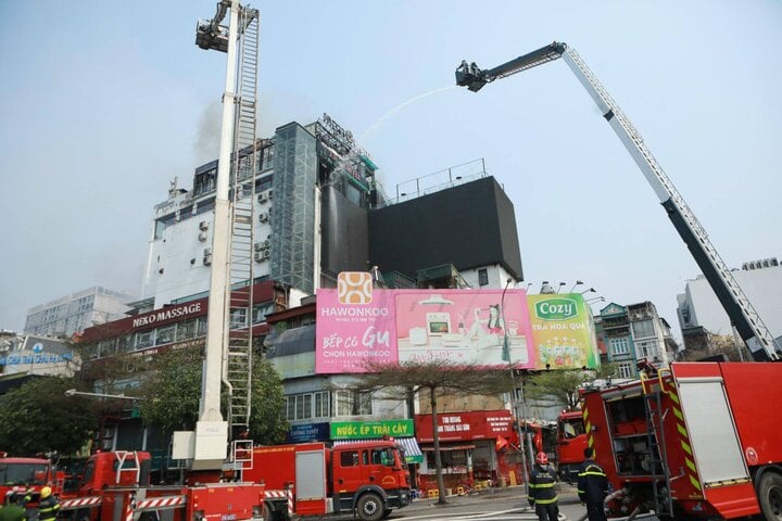 Cháy tòa nhà trung tâm thương mại OCD Plaza ở Hà Nội- Ảnh 2.