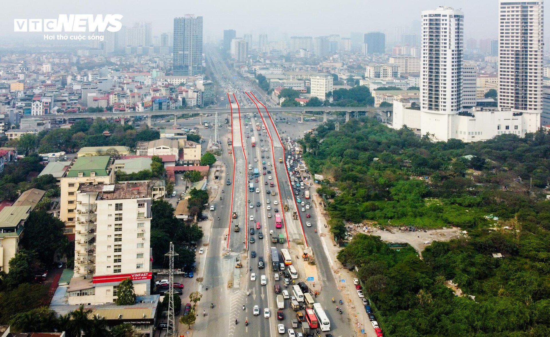 Hiện trạng 2 cầu vượt thép 340 tỷ đồng ở Hà Nội trước ngày thông xe- Ảnh 1.
