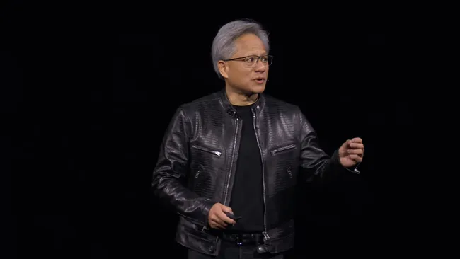 Chiếc áo khoác da mới của CEO Jensen Huang tại GTC 2024 có gì đặc biệt: Đang được giảm giá 40%, chỉ cần bán 6 cổ phiếu của NVIDIA là đủ tiền để mua- Ảnh 1.