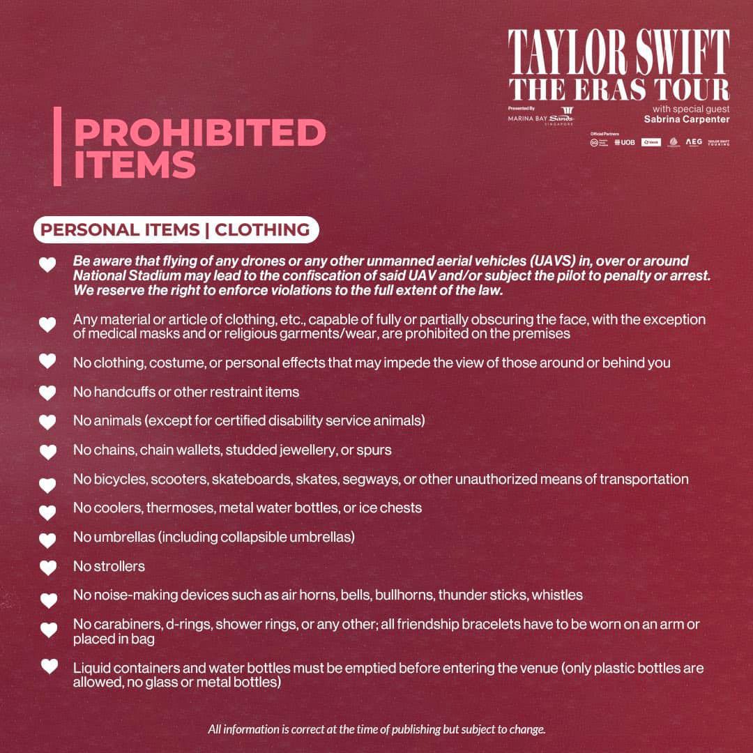 Nhiều fan đeo túi Chanel không được phép vào trong concert Taylor Swift tại Singapore, lý do là gì?- Ảnh 3.