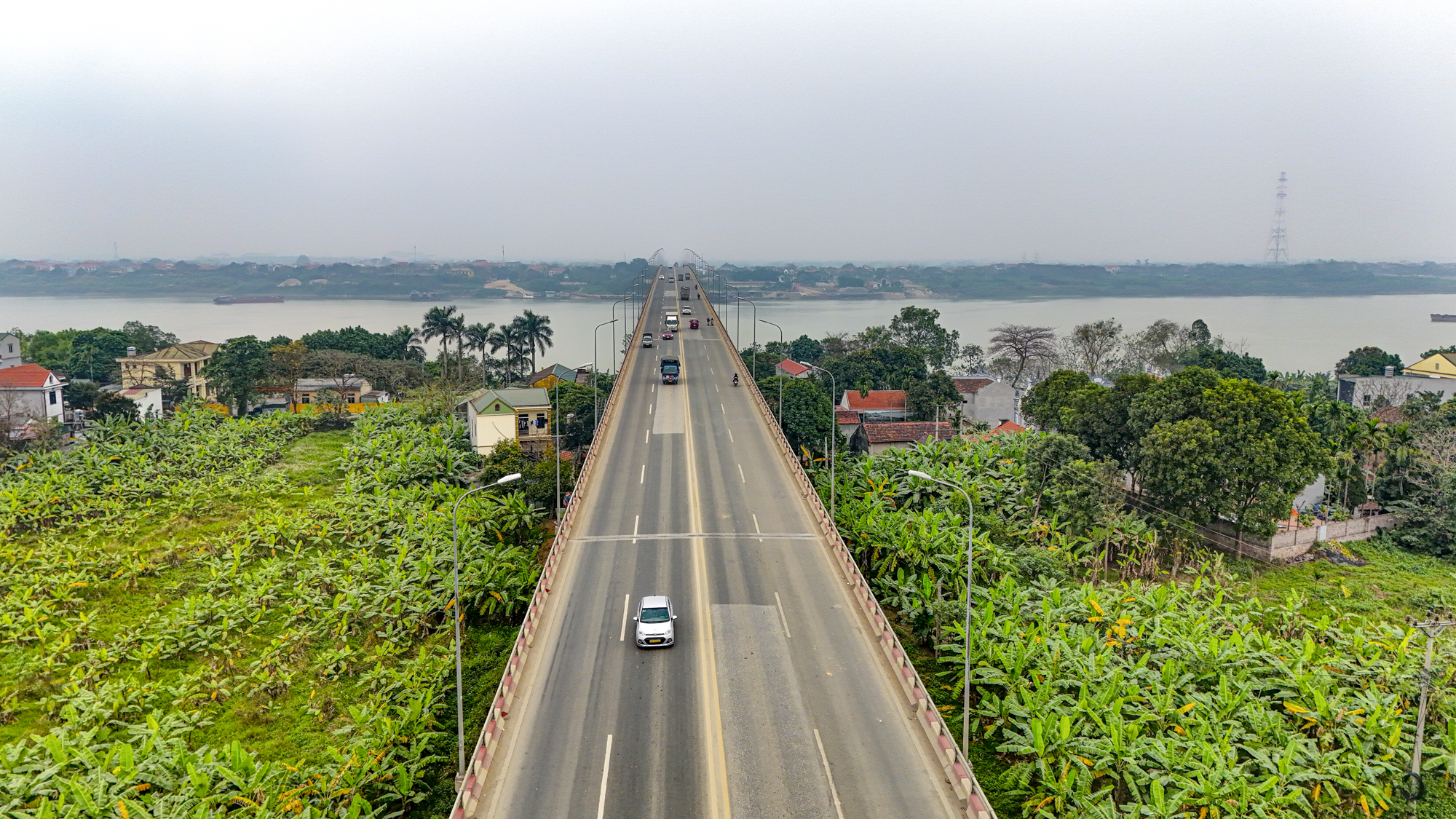 Cầu vượt sông dài nhất Việt Nam, gấp đôi cầu Long Biên, gấp ba cầu Mỹ Thuận- Ảnh 2.