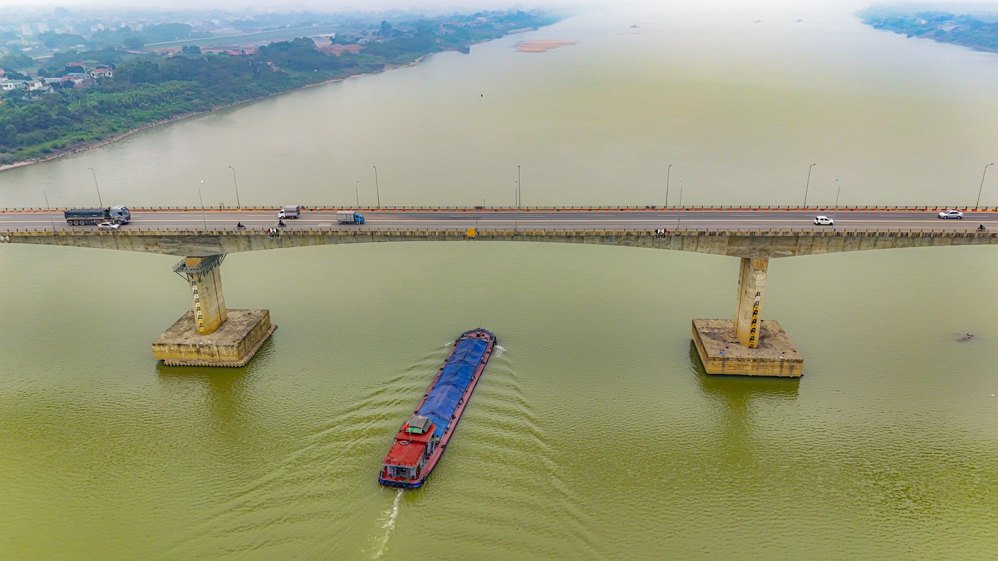 Cầu vượt sông dài nhất Việt Nam, gấp đôi cầu Long Biên, gấp ba cầu Mỹ Thuận- Ảnh 8.