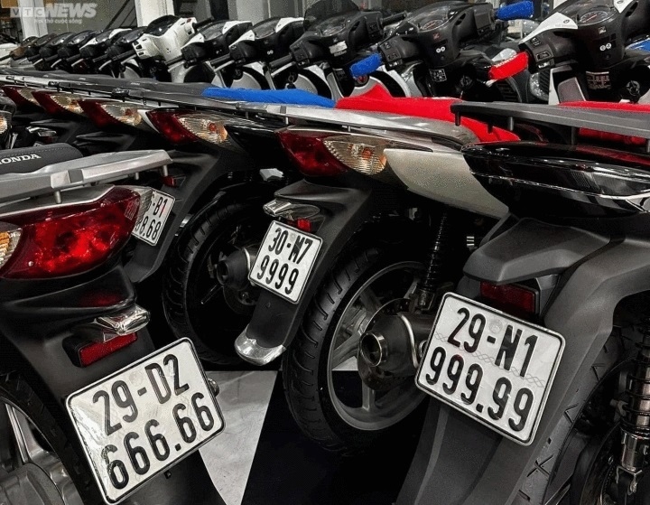 Bộ Công an đề xuất đấu giá biển số xe máy khởi điểm 5 triệu đồng- Ảnh 1.