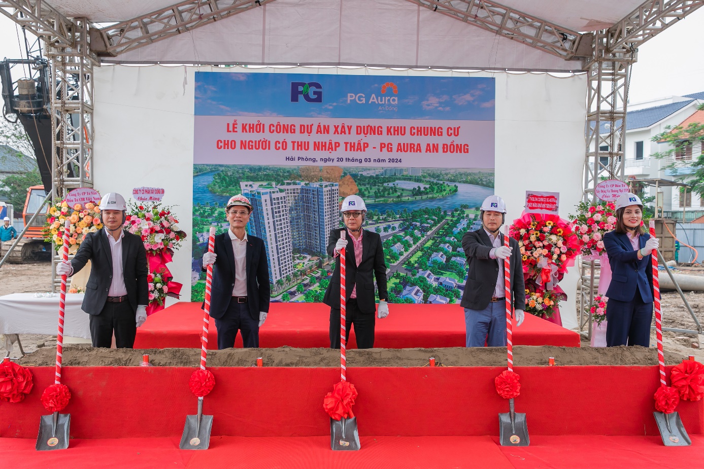 Lễ khởi công dự án nhà ở xã hội PG Aura An Đồng Hải Phòng- Ảnh 3.
