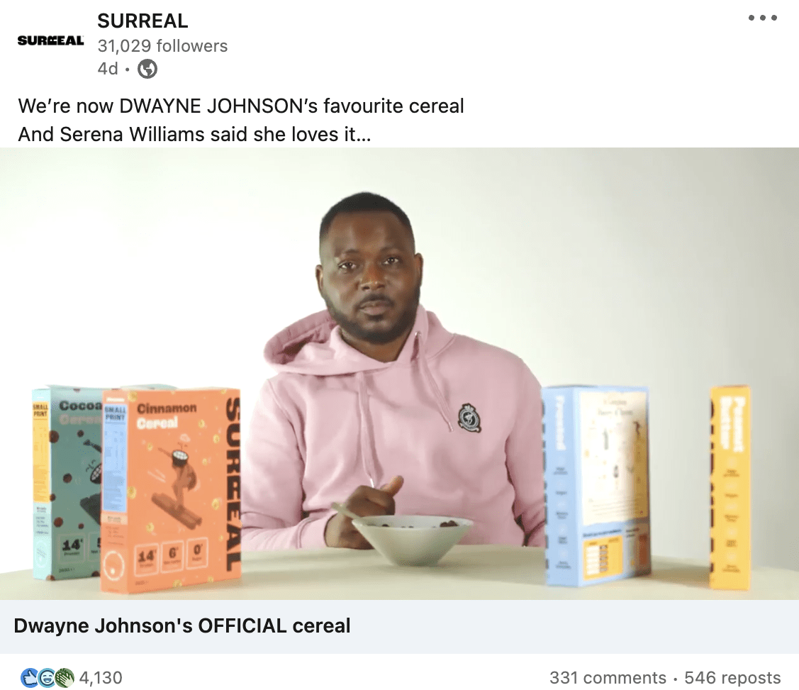 Surreal và Chiến dịch “mạo danh” kỳ lạ: Lạm dụng tên tuổi Ronaldo, Dwayne Johnson, Serena Williams… vẫn không bị tẩy chay, vụt sáng thành hiện tượng marketing hài hước đi kèm tranh cãi- Ảnh 3.