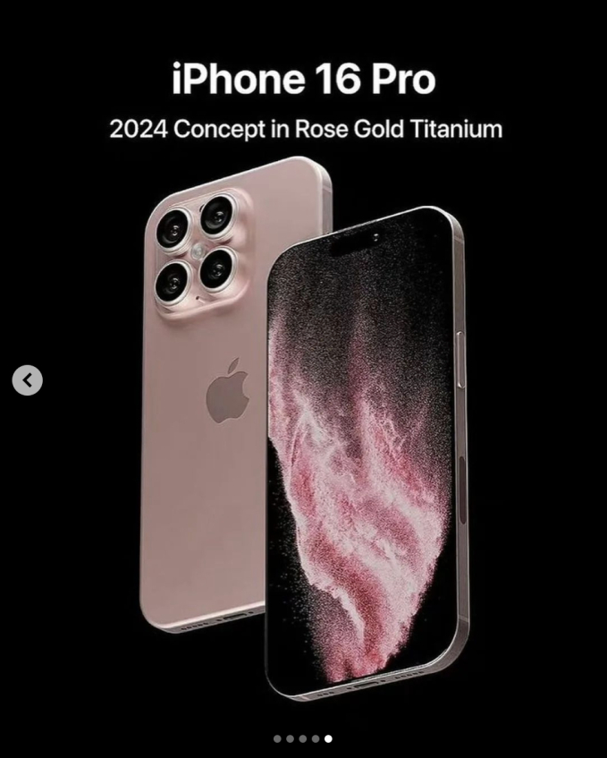 Lộ diện iPhone 16 Pro màu hồng đẹp không tì vết, xám titan nay chỉ còn là cái tên- Ảnh 1.