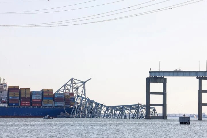 Mỹ bắt đầu tháo dỡ cầu Francis Scott Key bị sập tại Baltimore- Ảnh 1.