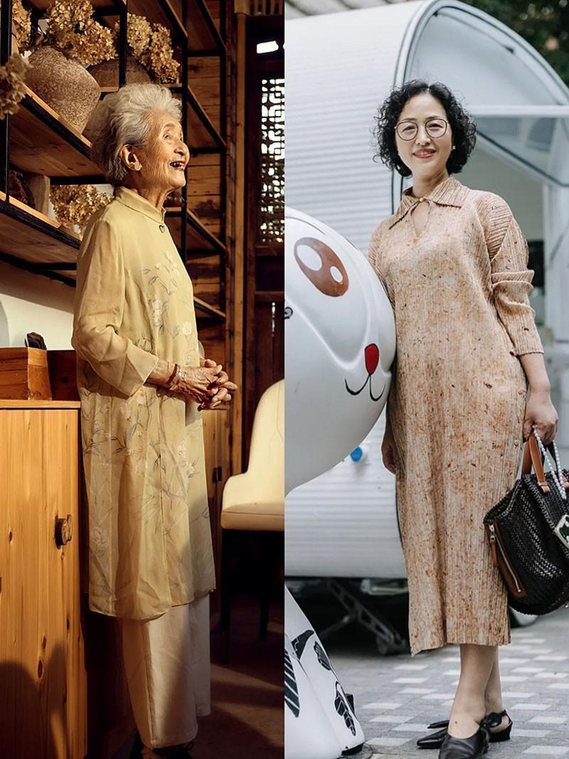Trầm trồ trước gu thời trang của các quý bà Thượng Hải: luôn tự tin với mái tóc trắng, bí quyết mặc đẹp cực đơn giản- Ảnh 10.