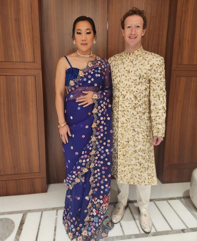 Bóc giá trang phục vợ chồng ông chủ Facebook diện đến đám cưới nghìn tỷ: Dân mạng choáng ngợp độ chịu chơi của vị tỷ phú giản dị có tiếng- Ảnh 4.