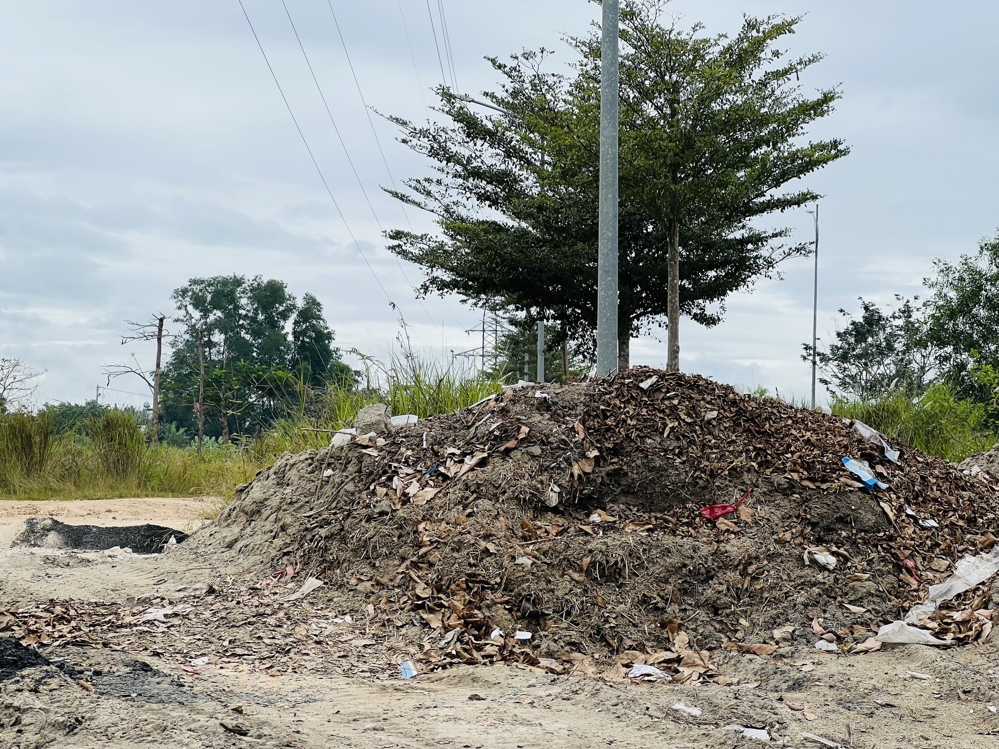 Cỏ mọc um tùm, rác chất đống tại dự án khu dân cư 400 tỷ ở Quảng Ngãi- Ảnh 7.