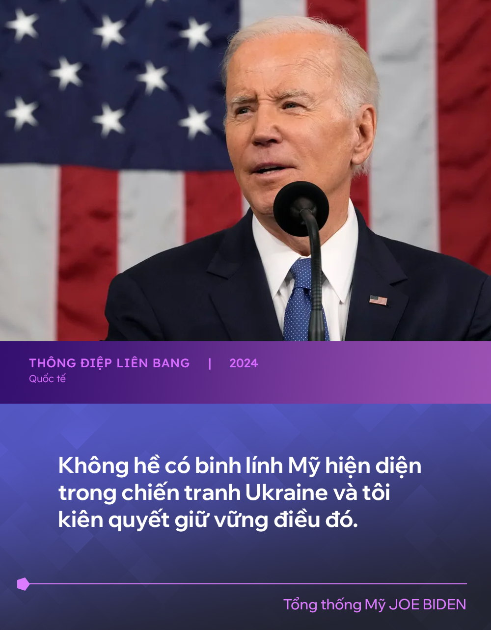 Tổng thống Biden tuyên bố 