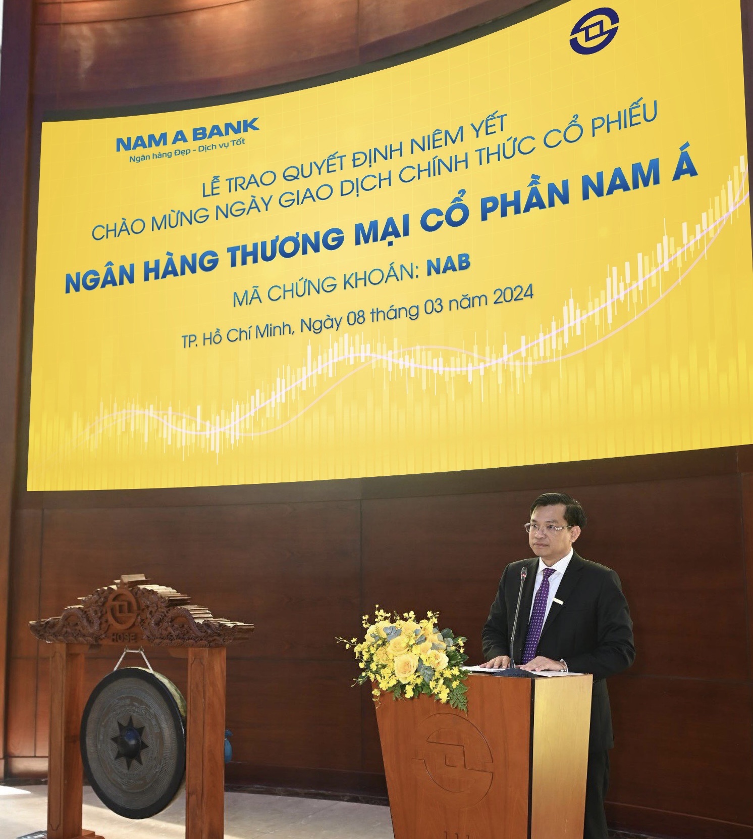 Cổ phiếu NAB của Nam A Bank chính thức giao dịch trên HoSE từ hôm nay ngày 8/3- Ảnh 2. Cổ phiếu NAB của Nam A Bank chính thức giao dịch trên HoSE từ hôm nay ngày 8/3- Ảnh 2.