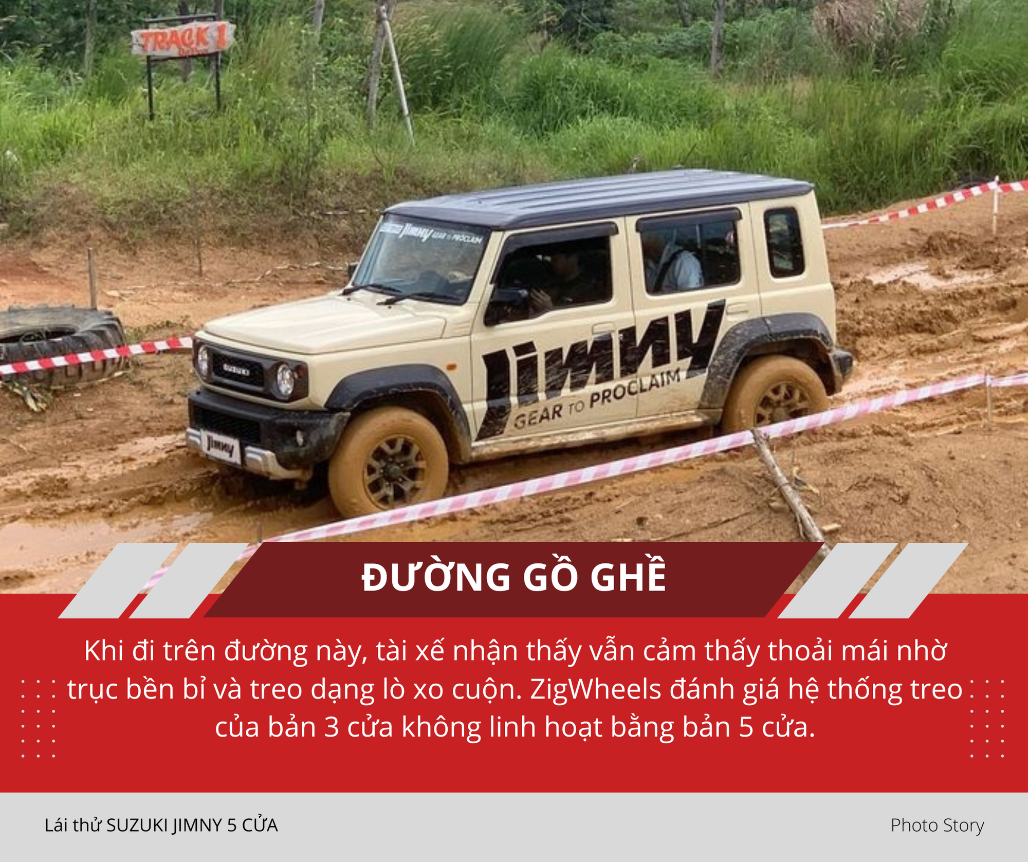 Mang Suzuki Jimny 5 cửa vào rừng 'hành hạ': Nhiều điểm hơn hẳn bản 3 cửa sắp ra mắt Việt Nam, thoải mái cho cả nhà cùng off-road- Ảnh 9.