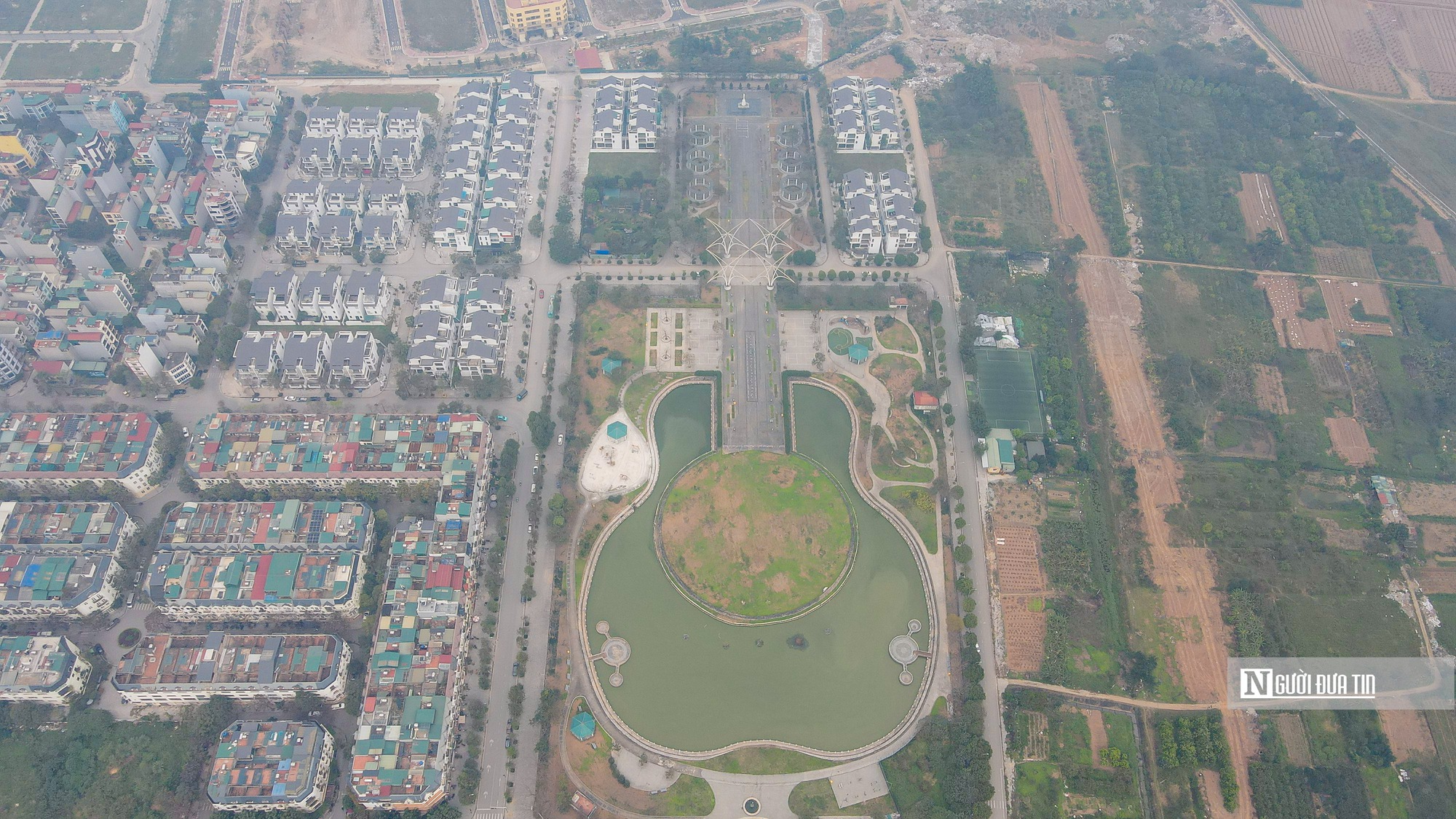 Hà Nội: Cận cảnh công viên hình cây đàn guitar trị giá 200 tỷ đồng- Ảnh 1.