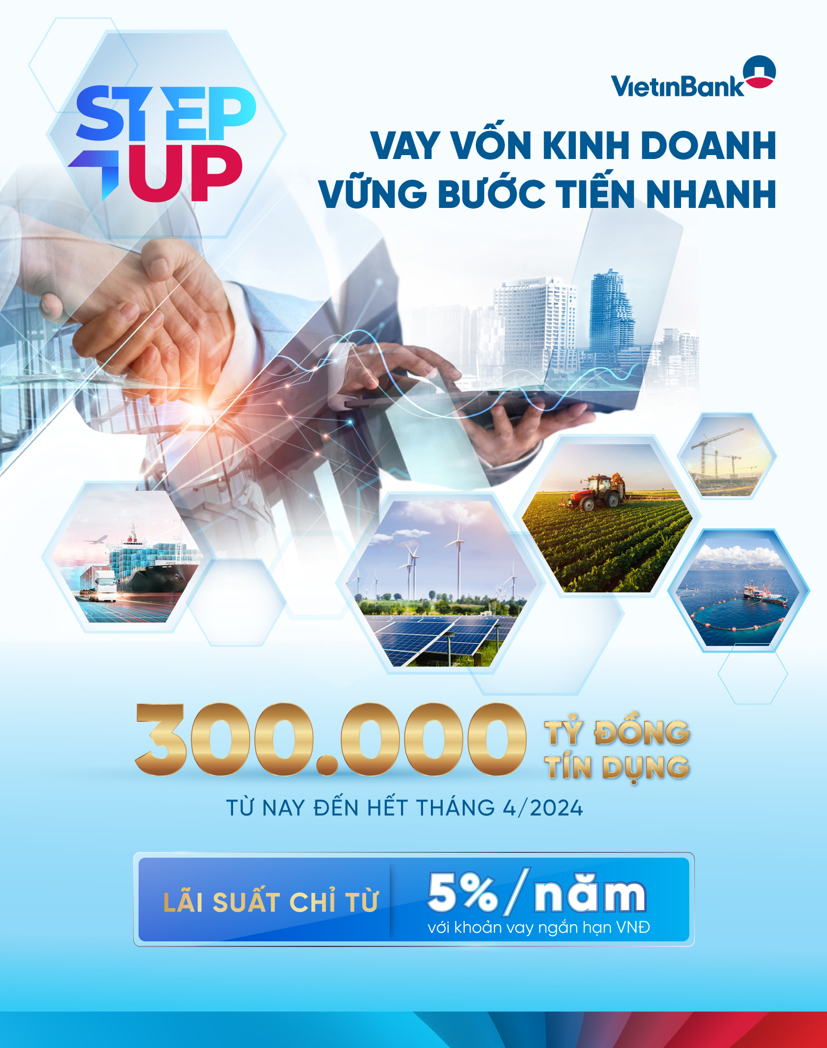VietinBank tung 300 nghìn tỷ đồng tín dụng ưu đãi, hỗ trợ doanh nghiệp bứt tốc kinh doanh- Ảnh 1. VietinBank tung 300 nghìn tỷ đồng tín dụng ưu đãi, hỗ trợ doanh nghiệp bứt tốc kinh doanh- Ảnh 1.
