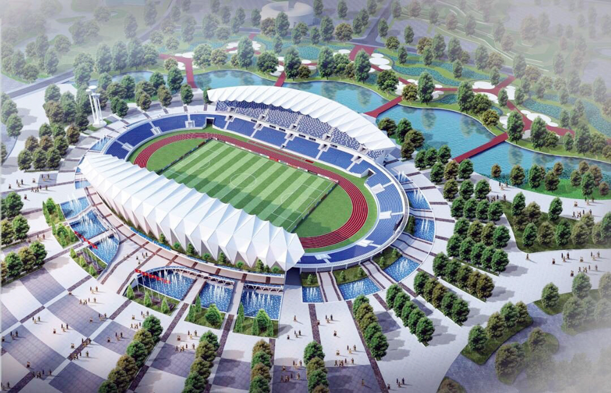 Khu vực sẽ là trung tâm mới của Thái Nguyên: Di dời sân vận động lớn nhất miền núi phía Bắc để xây trụ sở hành chính, phố đi bộ- Ảnh 4.