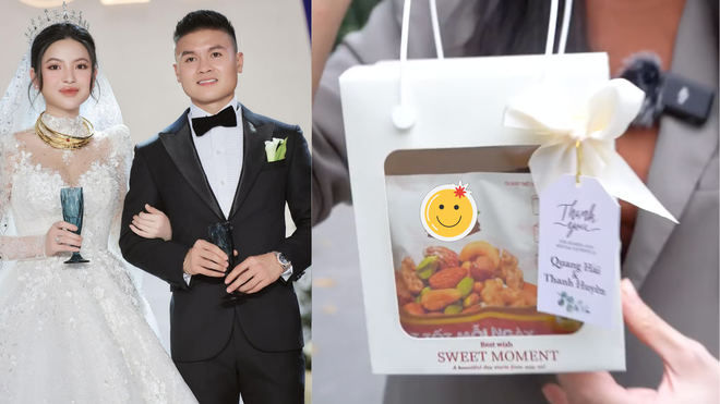 Hé lộ món quà Quang Hải và Chu Thanh Huyền tặng khách dự cưới ở khách sạn 5 sao thay lời cảm ơn- Ảnh 1.