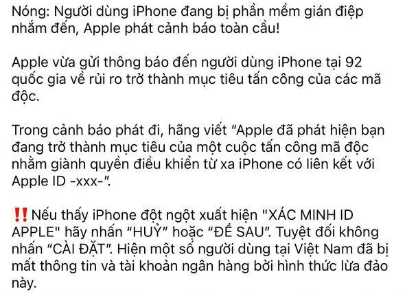 Nhiều người Việt đang lầm tưởng câu chuyện 