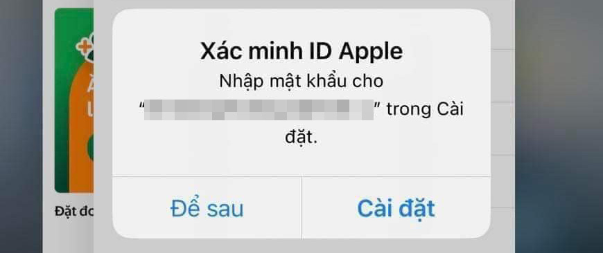 Bảng thông báo này của iPhone khiến người Việt hoang mang: 